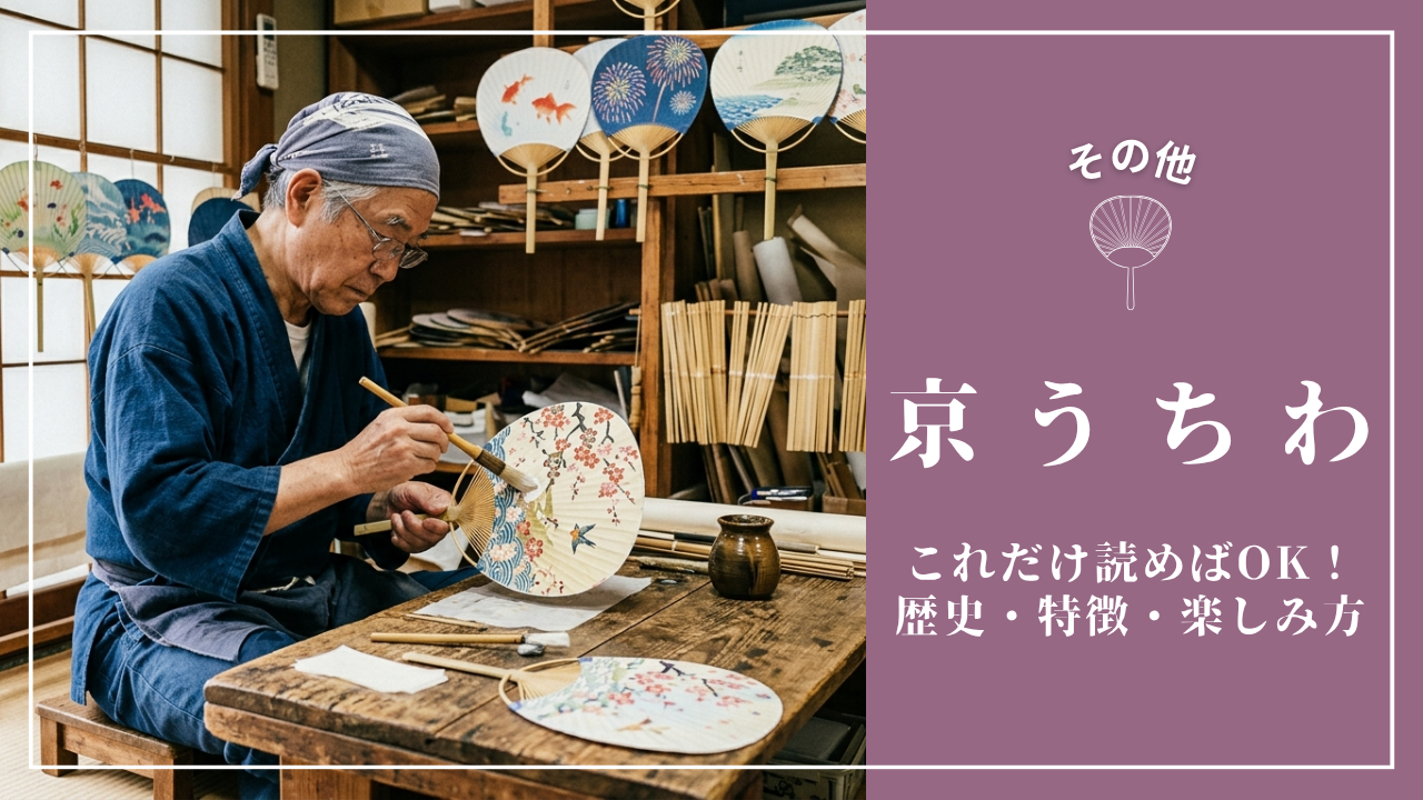 これだけ読めばOK！「京うちわ」の歴史・特徴・楽しみ方完全ガイド